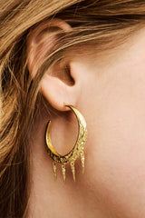 Hoop Earrings Alena Gold | ba&sh Shoes & Accessories