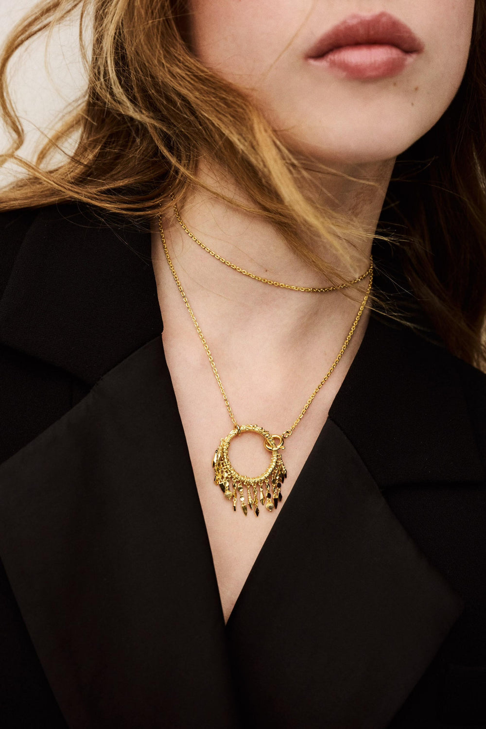 Long Ring Necklace Lina Gold | ba&sh Shoes & Accessories