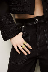 Zircon Ring Anae Gold | ba&sh Shoes & Accessories