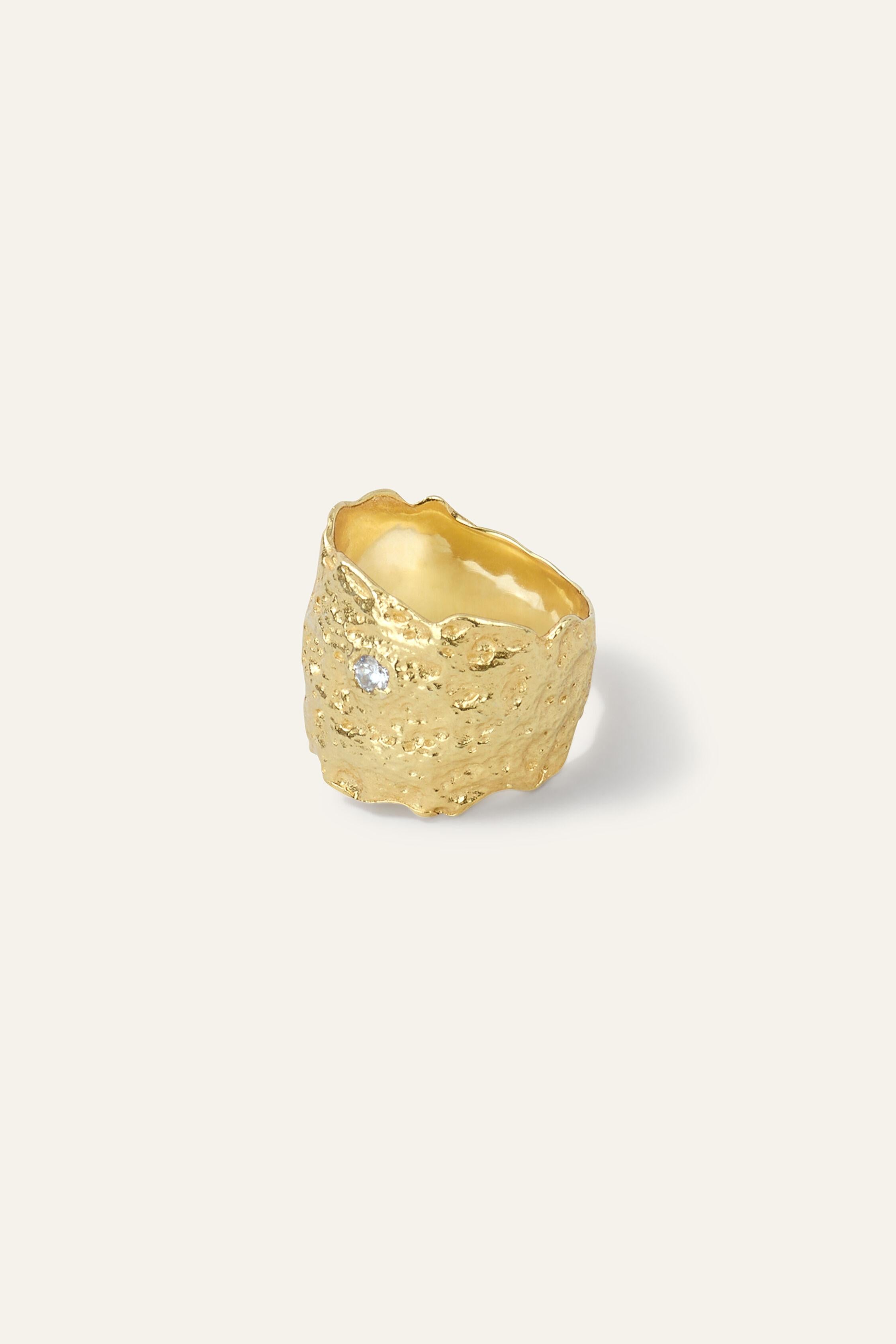 Zircon Ring Anae Gold | ba&sh Shoes & Accessories