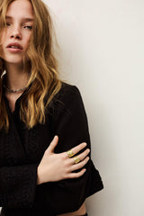 Zircon Ring Anae Gold | ba&sh Shoes & Accessories