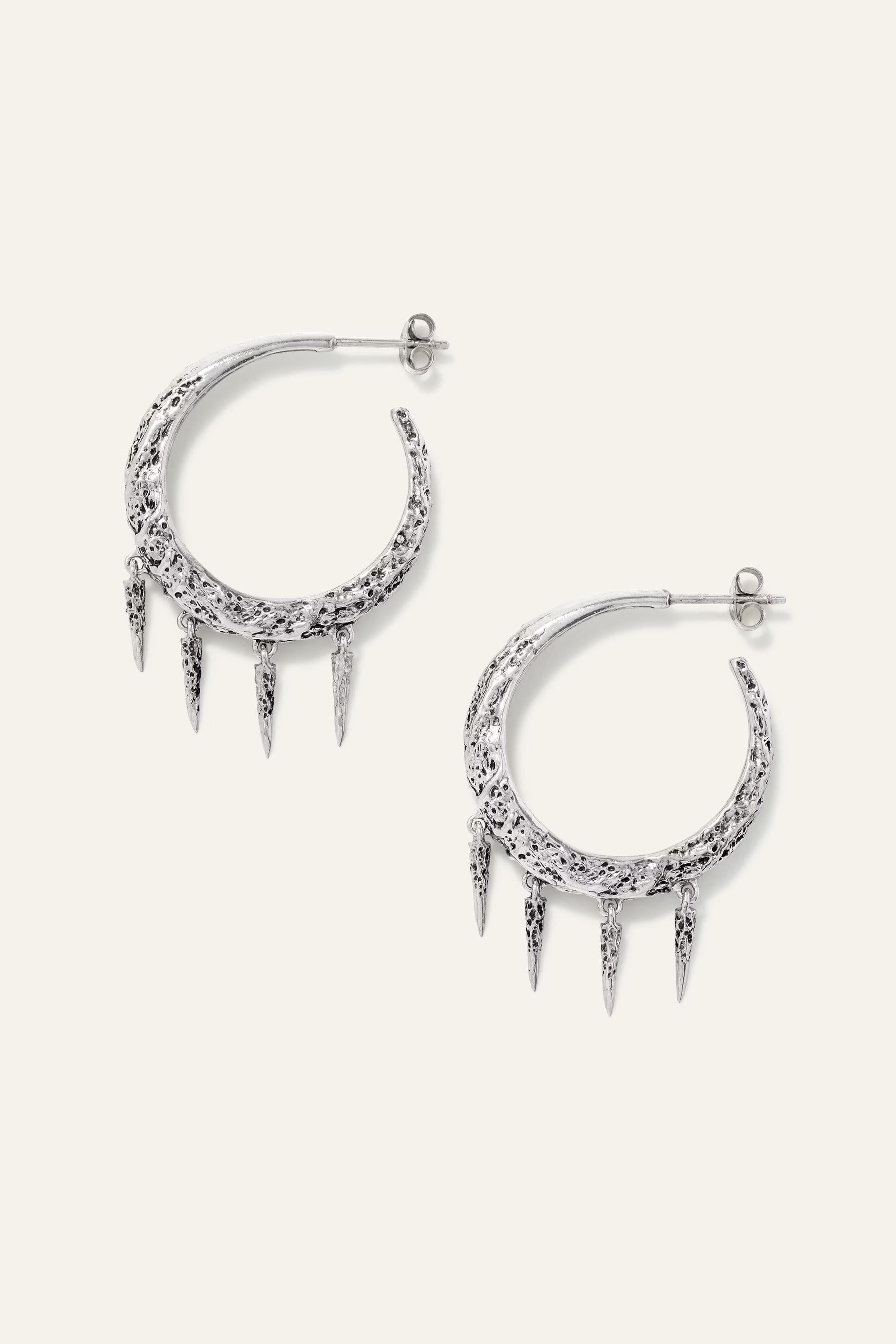 Hoop Earrings Alena Gray | ba&sh Shoes & Accessories