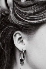 Hoop Earrings Alena Gray | ba&sh Shoes & Accessories