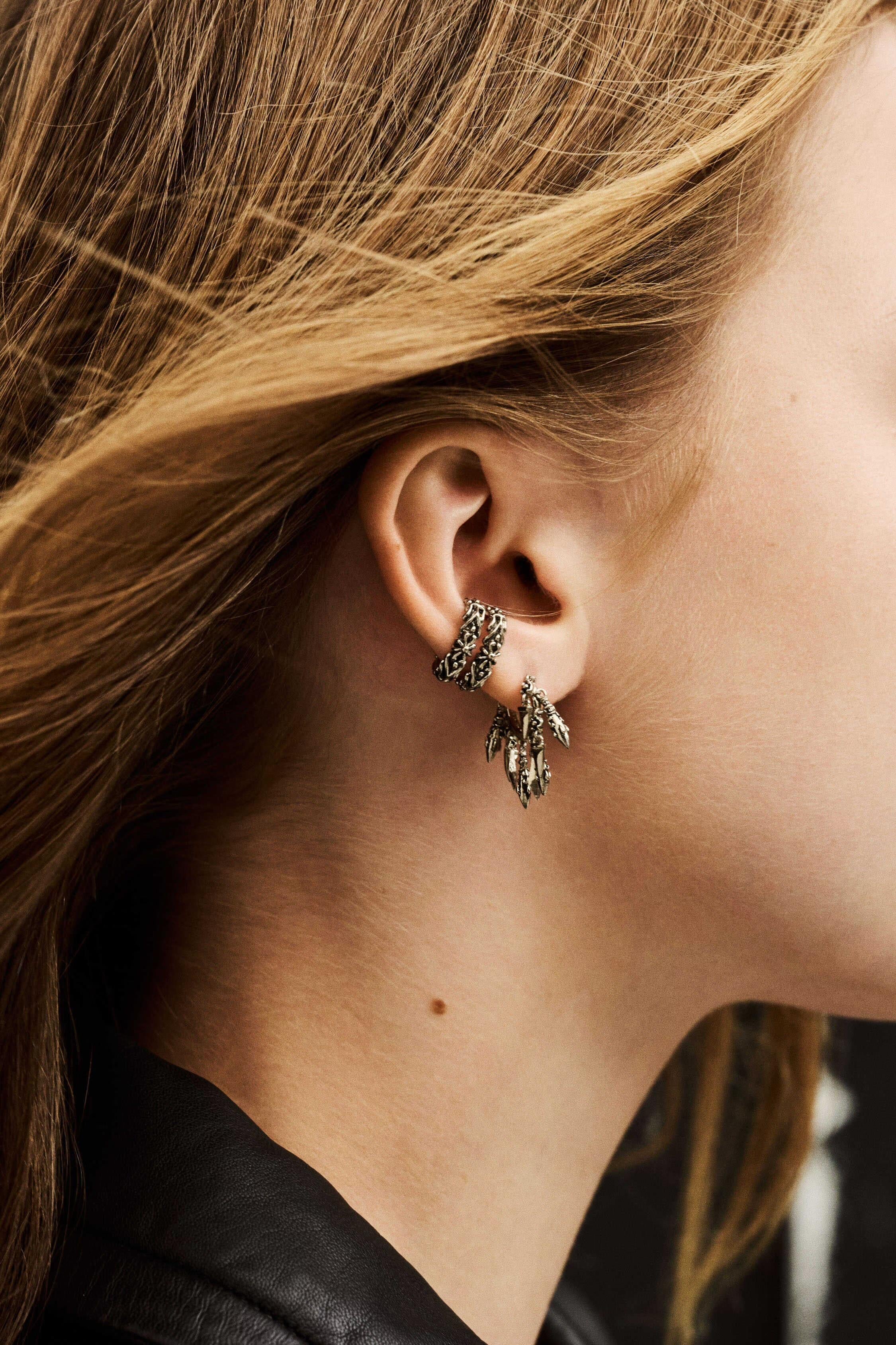 Silver Ear Cuff Prune Gray | ba&sh Shoes & Accessories