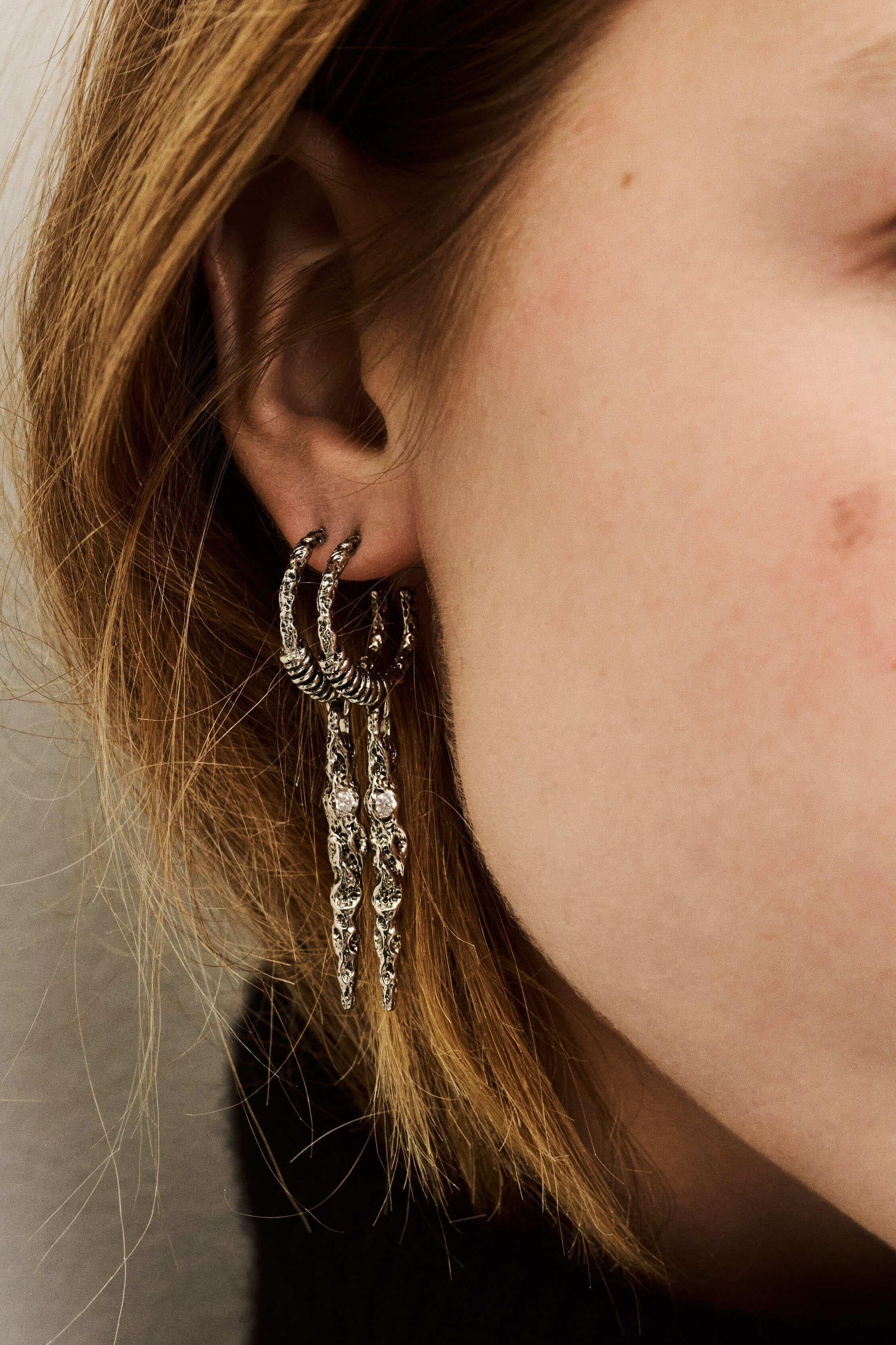 Zircon Earring Oudi Gray | ba&sh Shoes & Accessories