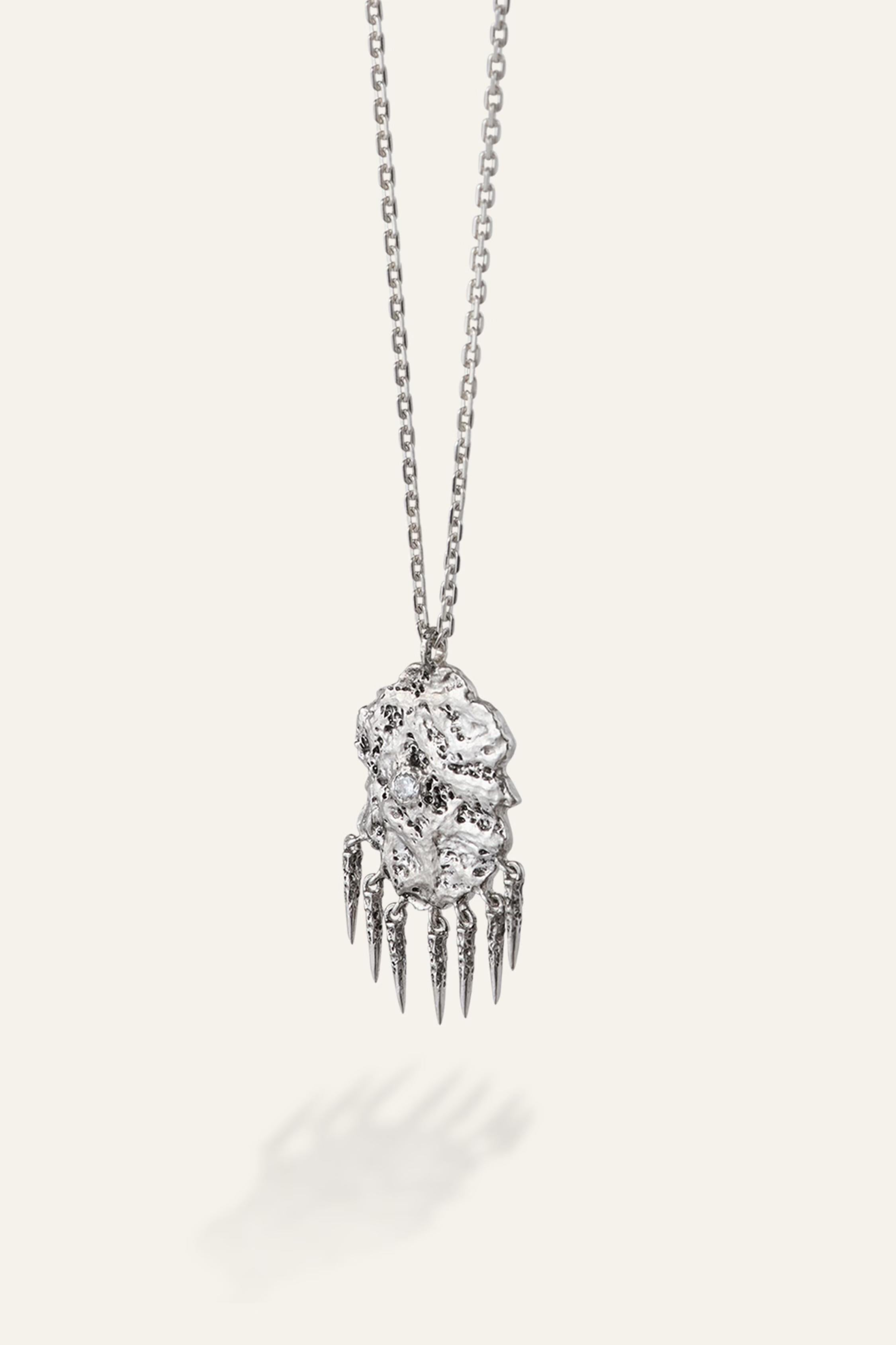 Zircon Pendant Necklace Anouchka Gray | ba&sh Shoes & Accessories