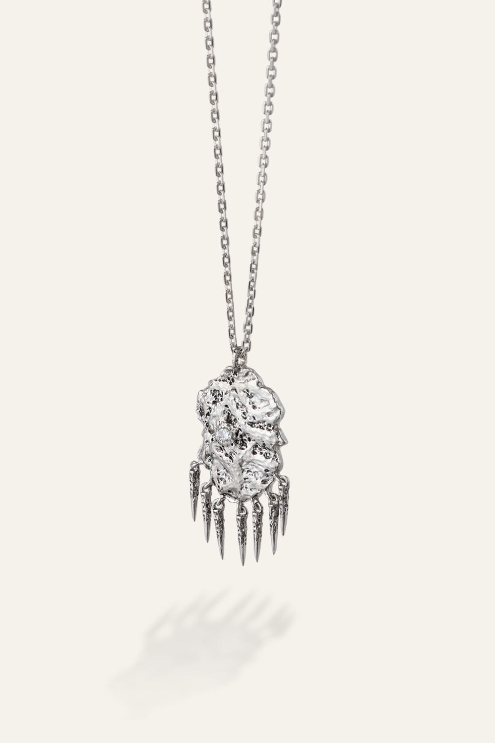 Zircon Pendant Necklace Anouchka Gray | ba&sh Shoes & Accessories