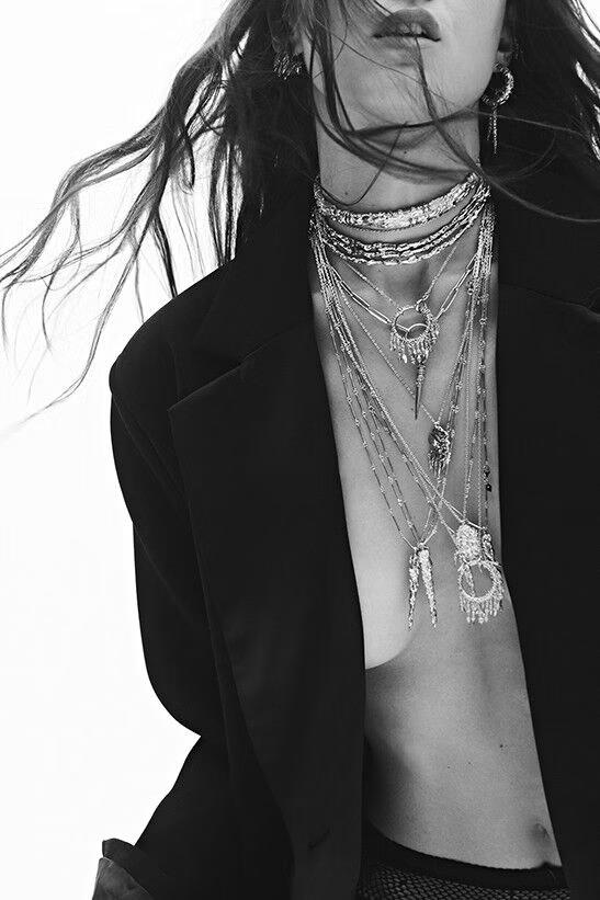 Long Ring Necklace Lina Gray | ba&sh Shoes & Accessories