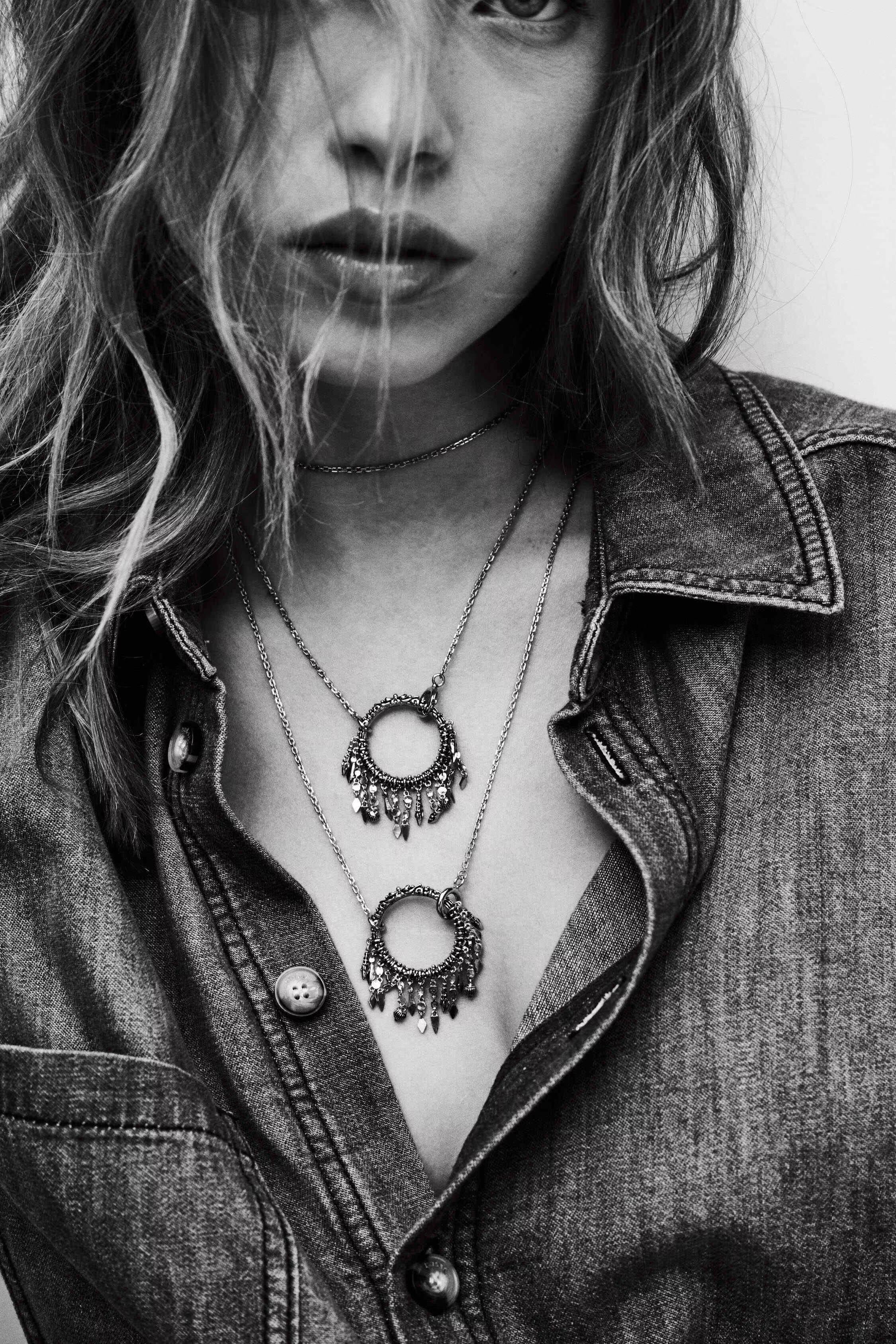 Long Ring Necklace Lina Gray | ba&sh Shoes & Accessories