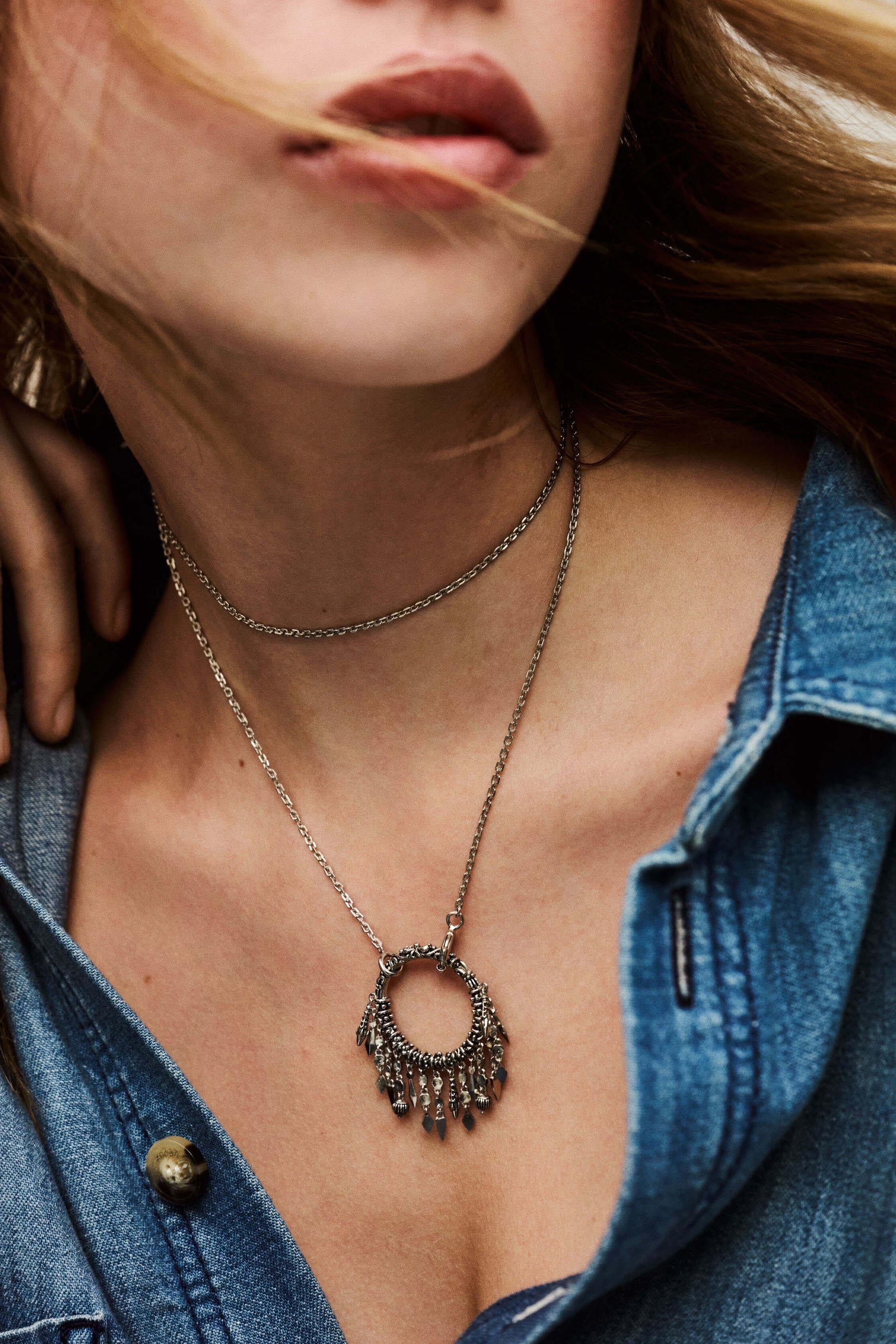 Long Ring Necklace Lina Gray | ba&sh Shoes & Accessories