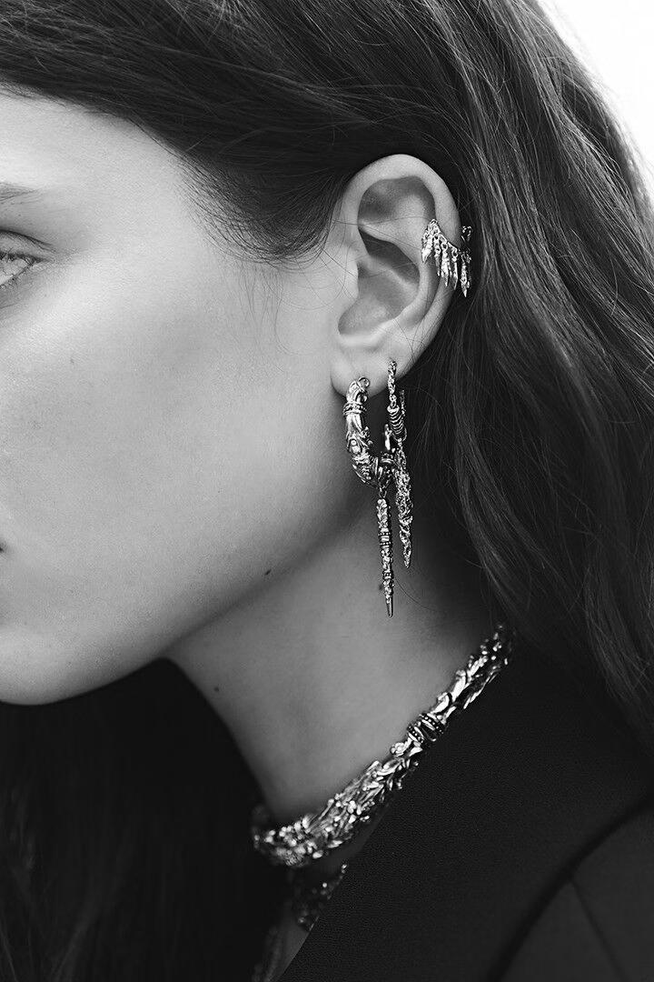 Hoop Earring Mina Gray | ba&sh Shoes & Accessories