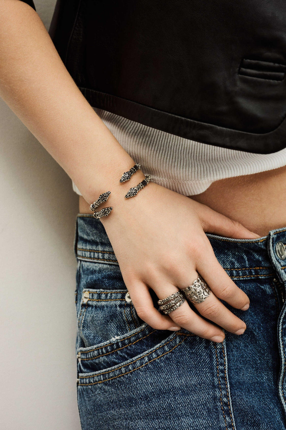 Bangle Bracelet Matty Gray | ba&sh Shoes & Accessories