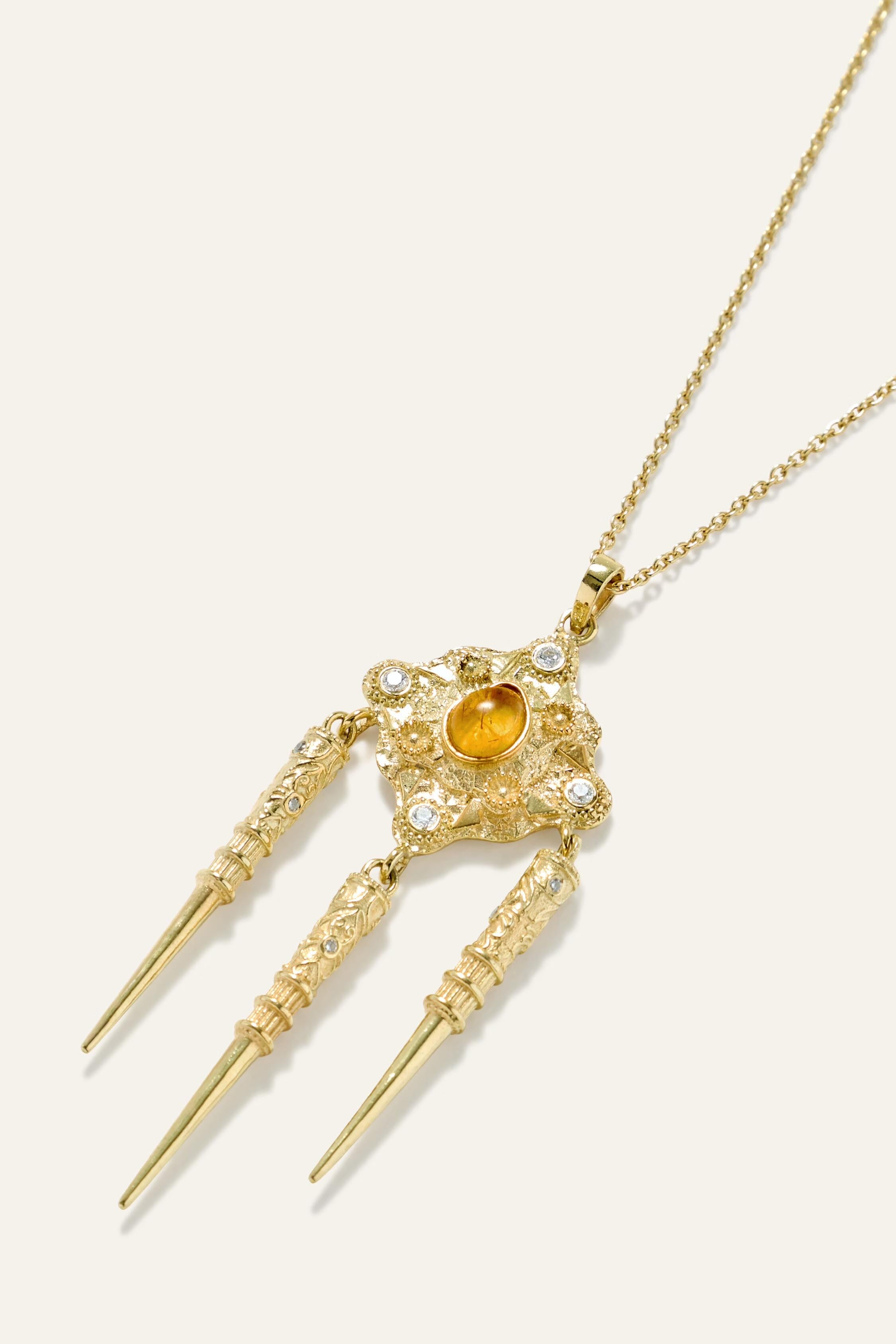 Bohemian Style Necklace Noor Gold | ba&sh Shoes & Accessories