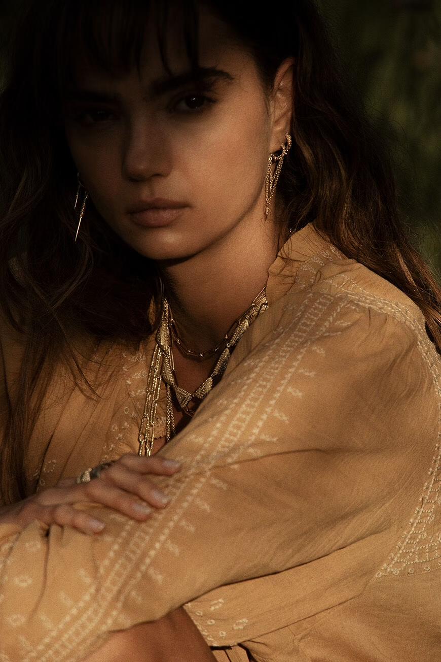 Pendant Earring Joey Gold | ba&sh Shoes & Accessories