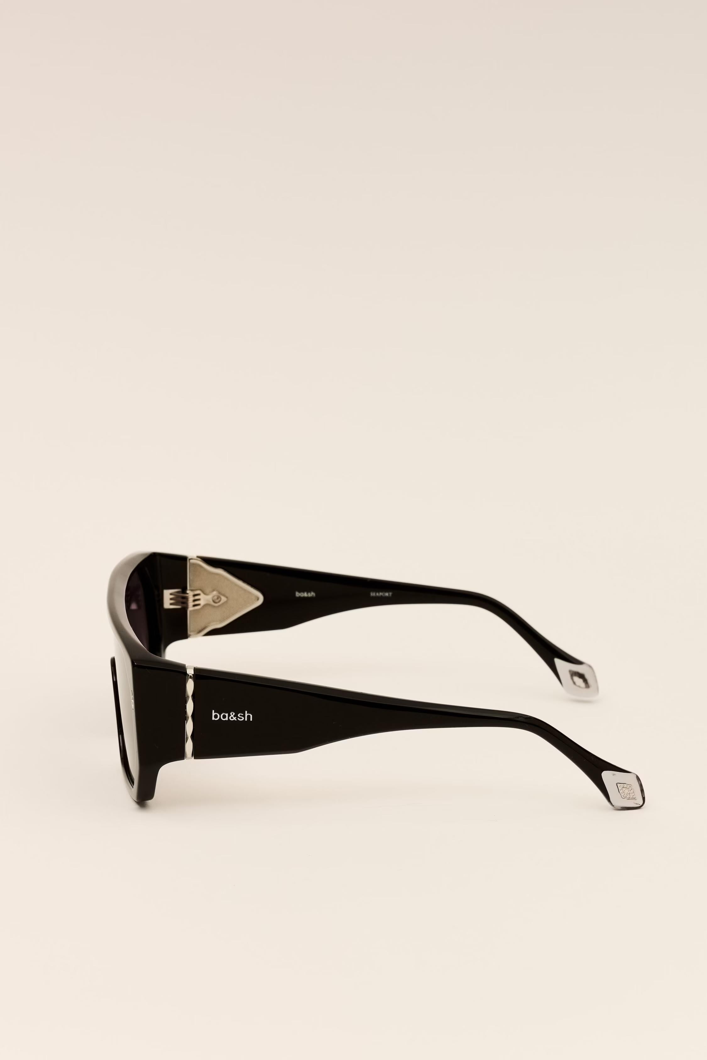 Visor Sunglasses Tessa Black | ba&sh Shoes & Accessories