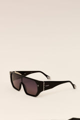 Visor Sunglasses Tessa Black | ba&sh Shoes & Accessories