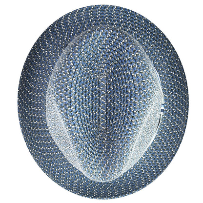 Bailey Hats Salem Fedora - Classic Toyo Braid with Striped Band