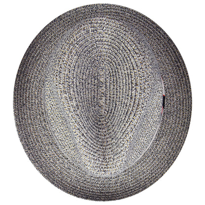 Bailey Hats Salem Fedora - Classic Toyo Braid with Striped Band