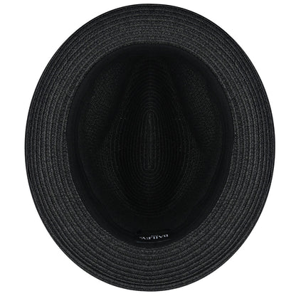 Bailey Hats Salem Fedora - Classic Toyo Braid with Striped Band