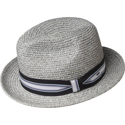 Bailey Hats Salem Fedora - Classic Toyo Braid with Striped Band