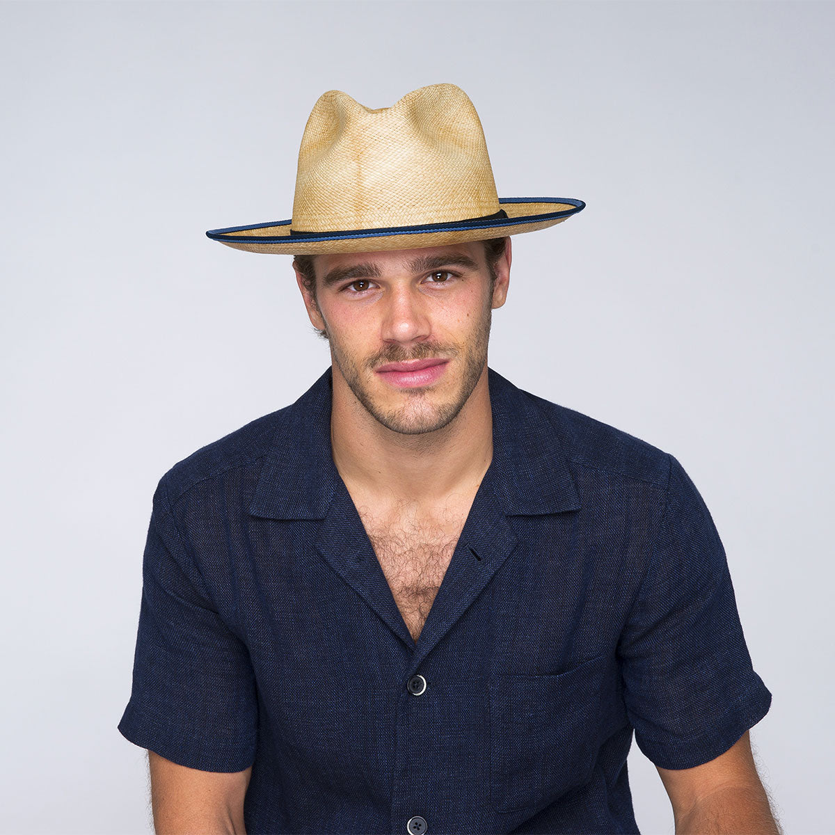 Parson Fedora Hat by Bailey 1922 - Genuine Panama Straw