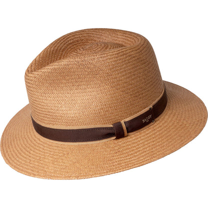 Brooks Panama Fedora - Genuine Ecuador Toquilla Straw Hat