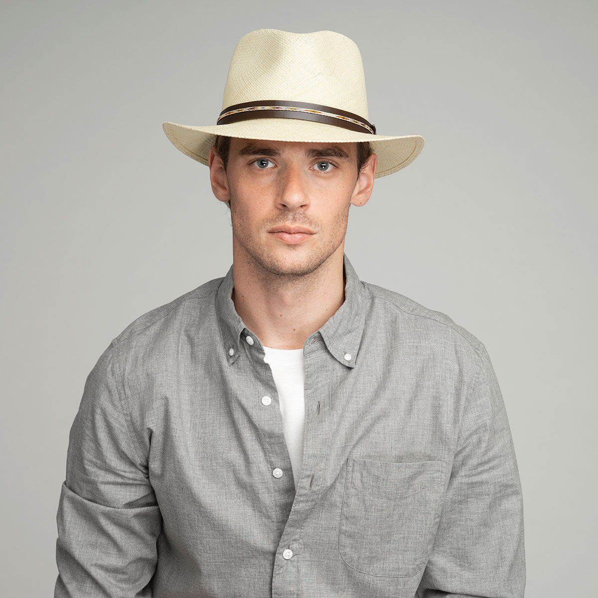Stansfield Panama Fedora - Hand-Woven Brisa Weave Hat