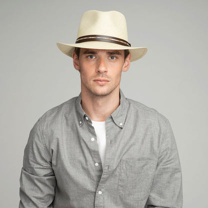 Stansfield Panama Fedora - Hand-Woven Brisa Weave Hat