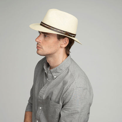 Stansfield Panama Fedora - Hand-Woven Brisa Weave Hat